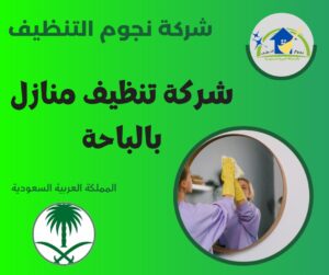 شركة تنظيف منازل بالباحة